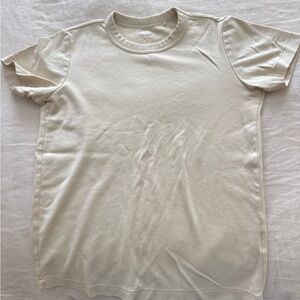 Uniqlo Cream Short Sleeve Women’s Tee